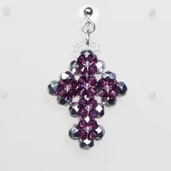 Pierces - Silver brass - Earrings Theonie - Pierces - Silver brass - Laiton argenté